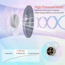 Portable Fan Battery Operated Desk Fan Usb Small Fan Rechargeable Hand Fan,