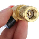 3Pcs/Set Brass R410A Refrigerant Straight Ball Valves AC Charging Hoses Bra U7N5