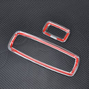 Chrome Door Window Switch Cover Trim Interior fit for Jeep Grand Cherokee Dodge