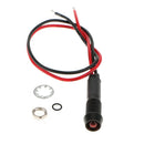 Red 12V LED Signal Indicator Warning Light Lamp w/Wire Lead Easy Install