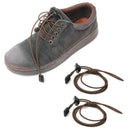 1 pair Elastic Laces Easy Fixation for Sports (Light Brown)
