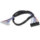 DF14 20Pin 20-20 Signal 8 Bit LCD Screen Driver Board Line LVDS Screen Cable  Kw