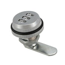 Alloy Code Combination Cam lock Keyless Post Mail Box Cabinet RV 3 Dial sil
