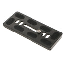 PU-100 Quick Release Plate Metal QR Clamp with 1/4'' Adapter for Manfrotto Arca