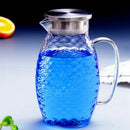 2000Ml Thick Heat-Resistant Hammer Glass Cool White Open Kettle Large Capac