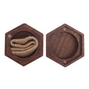 hexagon Jewelry Boxes Wedding engagement wedding rings Wood Ring HolderSEAU