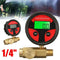 1/4 Inch 200 Psi Air Pressure Regulator Pressure Gauge Control, Digital Dis U9W7