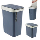 Trash Can Plastic Waste Bins Office Kitchen Living Room Bathroom Rectangula