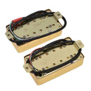 Electric Guitar Humbucker Pickups Double Coil with Screws Springs, Black,
