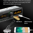 Single DIN Car RFM Radio Bluetooth MP3 TF Card USB AUX Locator Stereo Head Unit