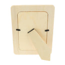 Wood Photo Picture Frames Unpaint for Kid's Art Craft DIY Projects 19x14cm