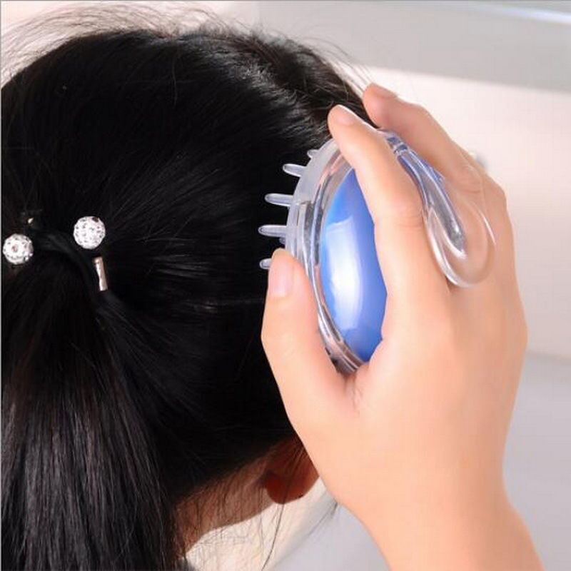 New Silicone Shampoo Scalp Shower Body Washing Hair Massage Massager Brus Dzjo