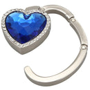Heart-Shape Foldable Purse Handbag Hanger Hook Holder O2K5