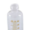 1pcs 50ml Scale lab glass vials bottles clear containers with black screw cap0K