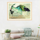 Dancing Girl 5D Diamond Embroidery Painting Cross Stitch Craft Room Decor