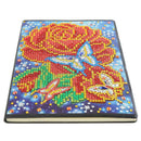 DIY Flower Special Shaped Diamond Painting 50 Pages A5 Notebook Sketchbook