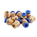 10 pcs Compressed Air Hose 13mm Male Thread 6mm Hose Connection Quick Fitti M5N5