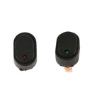 2Pcs Red&Green 12V 30A Heavy Duty LED OFF/ON Rocker Toggle Switch Car Boat