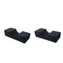 Soft Eyelash Extension Pillow Washable Comfortable Grafting Neck Pillows Black