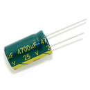 10PC 25V 4700UF Low ESR Impedance High Frequency Aluminum Electrolytic Capacitor