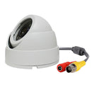 Camera Dome 4mm Lens Outdoor Security Camera w/ 98ft IR Night Vision White