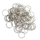 100Pcs Iron Split Key Rings Keyrings Keys chains Charms Clasp DIY Craft 20mm