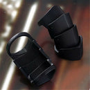 Gothic Punk Rock Joint Long Armor Knuckle Finger Ring 18mm - Black