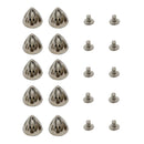 10 Sets  Head Rivets Studs Punk Style Spike Decor Leather Craft Decor