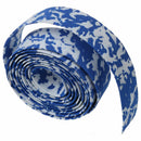 Road Bike Bicycle Cork Handlebar Bar Grip Wrap Tape + 2 Bar Plugs-Blue & wh