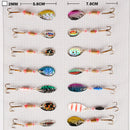 30 X Metal Mixed Spinner Fishing Lure Pike-Salmon Baits Bass Trout Fish Hoo E6B3