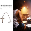 Jesus Cross Drum Key Wrench Key Chain Necklace Crucifix Accessories Screw Tool