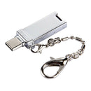 Portable 2in1 SD/TF External Memory Card Slot Reader Adapter Phone New