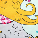 Fish Pattern Children Beach Towel Cartoon Hooded Boys Girl Baby Bath Towel