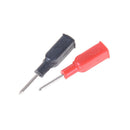 2Pcs DCC Copper 4mm Banana Female to 2mm Pin Tip Head For Multimeter Test Pro FT