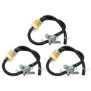 3x Motorcross Fuel Gas Filter Line Hose Tap 45cm 50cc-150cc ATV Universal