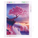 5D DIY Diamond Cherry Tree Embroidery Painting Cross Stitch Kit Home Wall Decor