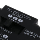 Durable 3 Way Audio Video AV RCA Switch Switcher Splitter+Cable