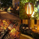 LED Solar Flame Light Outdoor Garden Courtyard Lawn Torch Lamp Waterproof Light