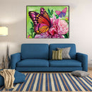 Butterfly Flower 5D Diamond DIY Painting  Kit Home Decor Craft