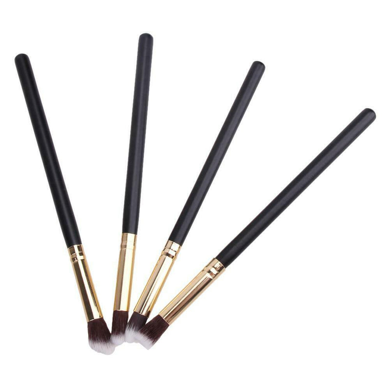4pcs Pro Foundation Blush Blending Eyeshadow Makeup Brush Cosmetics Small