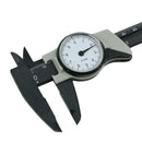 1pc 6inch 150mm New Dial Caliper Plastic Vernier Caliper 4 Way Gauge Micrometer