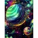 4 Pack Planet DIY 5D Diamond Painting Kits Full Drill Cross Stitch Home Decor