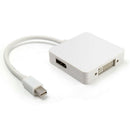 3-in-1 1080P Full HD Mini Display Port DP to HDMI / DVI / DP Adapter Cable