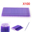 100Pcs Swab Micro Brush Disposable Microbrush Applicators Extensions Pro Ey A8U0