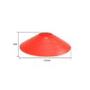 50Pcs Multi Color Football Training Disc Cones Soccer Field Marking Coaching