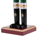 Exquisite Painted 30cm Classic Retro Wooden Nutcracker Soldier King Figures