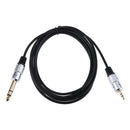 6.35mm 1/4 inch Stereo Plug to 3.5mm Audio Convertor Adapter Cable, for Mic