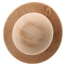 Handmade Polish Rubber-stamp Handle Wood Craft DIY Stamp Accessories 3.8CM