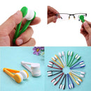 Multi-functional Portable Glasses Sunglasses Cleaner Brush Clamp Clip Cleaning