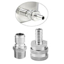 Stainless Steel 1/2'' MPT Male Beer Quick Disconnect Connect Set Home Brew